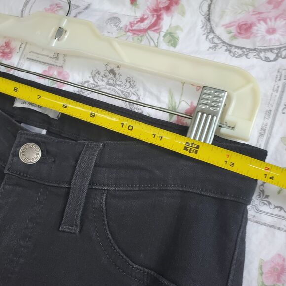 Judy Blue Jeans Womens 7/28 Black Flare Stretch Dark Wash Denim 28x31.5 - Picture 9 of 10